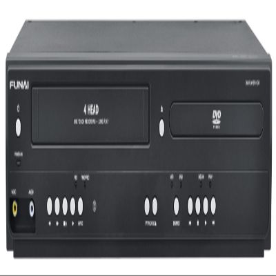 Funai Corp. DV220FX5 Dual Deck DVD and VHS Player (Renewed)