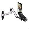 Aluminum Alloy Mechanical Spring Arm Wall Mount Laptop Holder Full Motion Laptop Mount Arm Monitor Holder Laptop Stand (Black) view 1