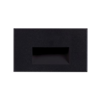 Goodlite G-20240 5W 250LM Horizontal Indoor-Outdoor LED Step Light, Wet Location, Black Finish, Dimmable, Super White 5000k