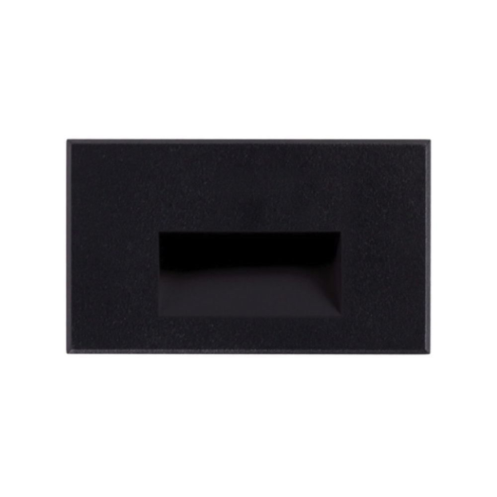 Goodlite G-20240 5W 250LM Horizontal Indoor-Outdoor LED Step Light, Wet Location, Black Finish, Dimmable, Super White 5000k