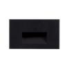 Goodlite G-20240 5W 250LM Horizontal Indoor-Outdoor LED Step Light, Wet Location, Black Finish, Dimmable, Super White 5000k view 1