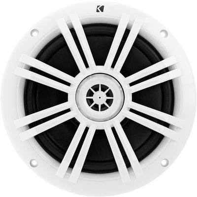 KICKER 41BKM604W 6-1/2" KM Series 2-Way Marine Speaker White - Price is per Single Unit (1 Speaker)