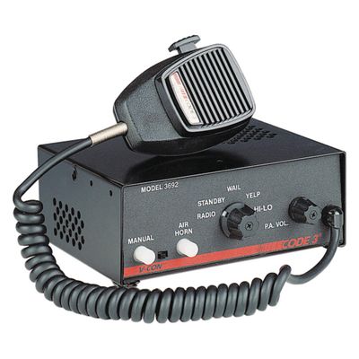 Code 3 / ECCO Safety Group - 3692S - CODE 3 Automotive Siren System: Emergency Siren, 12V DC, 1, 675 Hz Max Freq, 625 Hz