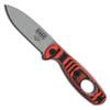 ESEE Xancudo S35V Fixed Blade Knife with Black Sheath, Outdoor Knife with 3D Contoured Handle, Made in USA (Orange/Black G-10 w/Hole) view 1