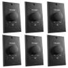 (6) Rockville VOL7035 Black 35w 70v Wall Volume Control Zone Controllers view 1