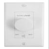 Rockville VOL70100 100 Watt 70V Wall Volume Control Zone Controller, White, 11-Step Rotary Dial, Euro-Block Terminal, Dust-Protected Circuit, for Commercial and Home Audio, 2-Piece view 3