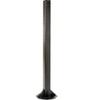 81"H Floor Mount Orbit Steel Post - Black view 1