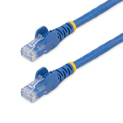 StarTech.com 15 ft. CAT6 Ethernet Cable - 10 Pack - ETL Verified - Blue CAT6 Patch Cord - Snagless RJ45 Connectors - 24 AWG Copper Wire - UTP Ethernet Cable (N6PATCH15BL10PK)
