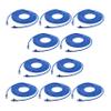 StarTech.com 15 ft. CAT6 Ethernet Cable - 10 Pack - ETL Verified - Blue CAT6 Patch Cord - Snagless RJ45 Connectors - 24 AWG Copper Wire - UTP Ethernet Cable (N6PATCH15BL10PK) view 2