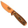 ESEE-3 1095 Carbon Steel, Black Sheath (Orange Blade, Orange/Black G-10 3D Handle) view 2