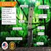 ESEE-4 1095 Carbon Steel, Black Sheath (Black Blade, Green Canvas Micarta 3D Handle) view 2