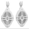 Rockville RWB70W Bundle: Pair 6.5 in Wakeboard 360 Swivel Tower Speakers White, DBM25 1500-Watt Peak/370-Watt RMS 2-Channel Marine Amplifier, RMWK4 4 AWG Waterproof Amplifier Install Kit, 4-Items view 3