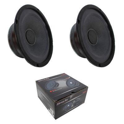 2 x 6.5 Midrange Bullet Speaker 600W 8 Ohm Pro Car Audio American Bass SQ-6B