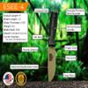 ESEE-4 1095 Carbon Steel, Black Sheath (Dark Earth Blade, Black G10 3D Handle) view 2