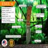 ESEE-4 1095 Carbon Steel, Black Sheath (OD Green Blade, Natural Canvas Micarta 3D Handle) view 2