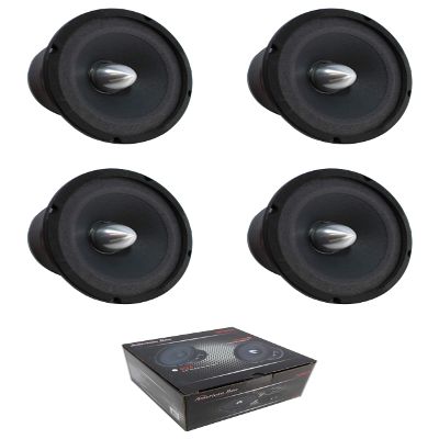 4 x 6.5 Midrange Bullet Speaker 1200W 8 Ohm Pro Car Audio American Bass SQ-6B