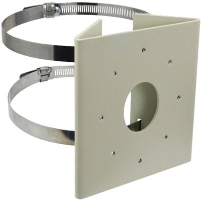 ACTi PMAX-0517 Indoor/Outdoor Pole Mount, Warm Gray For use with A44, A45, A46, A48, A413 and A421 Zoom Bullet Cameras; Supported Pole Range 3.25" ~ 7"; Made of Aluminum
