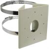 ACTi PMAX-0517 Indoor/Outdoor Pole Mount, Warm Gray For use with A44, A45, A46, A48, A413 and A421 Zoom Bullet Cameras; Supported Pole Range 3.25" ~ 7"; Made of Aluminum view 1