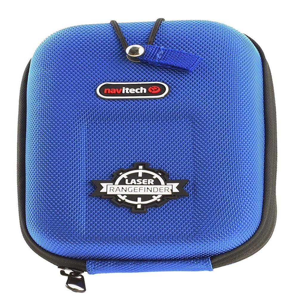 Navitech Blue EVA Rangefinder Hard Case/Cover with Carabiner Clip Compatible With POSMA GF200 Rangefinder