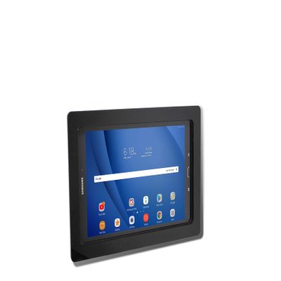 TABcare Anti-Theft Acrylic VESA Enclosure Compatible for Samsung Galaxy TAB S5e 10.5" with Free Wall Mount Kit & 90-Degree USB C Charge Cable (TAB S5e 10.5, Black)