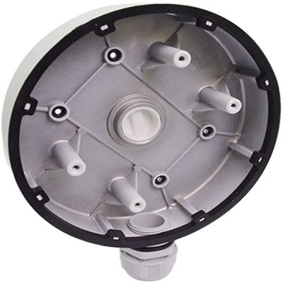 ACTi PMAX-0722 Junction Box, White For use with A811, A813 and A818 Outdoor Zoom Dome Cameras; Made of Aluminum