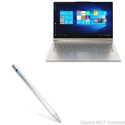 BoxWave Stylus Pen Compatible with Lenovo Yoga C940 - AccuPoint Active Stylus, Electronic Stylus with Ultra Fine Tip - Metallic Silver