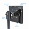 TABcare Anti-Theft Acrylic VESA Enclosure for Galaxy TAB S 10.5" with Free Wall Mount Kit & 90-Degree Angle Charge Cable (TAB S 10.5 (SM-T800), Black) view 4