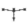 13-27" Triple Screen LCD Monitor Holder Desktop Clamping Full Rotation 3 Monitor TV Mount Arm view 1