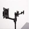 13-27" Triple Screen LCD Monitor Holder Desktop Clamping Full Rotation 3 Monitor TV Mount Arm view 4