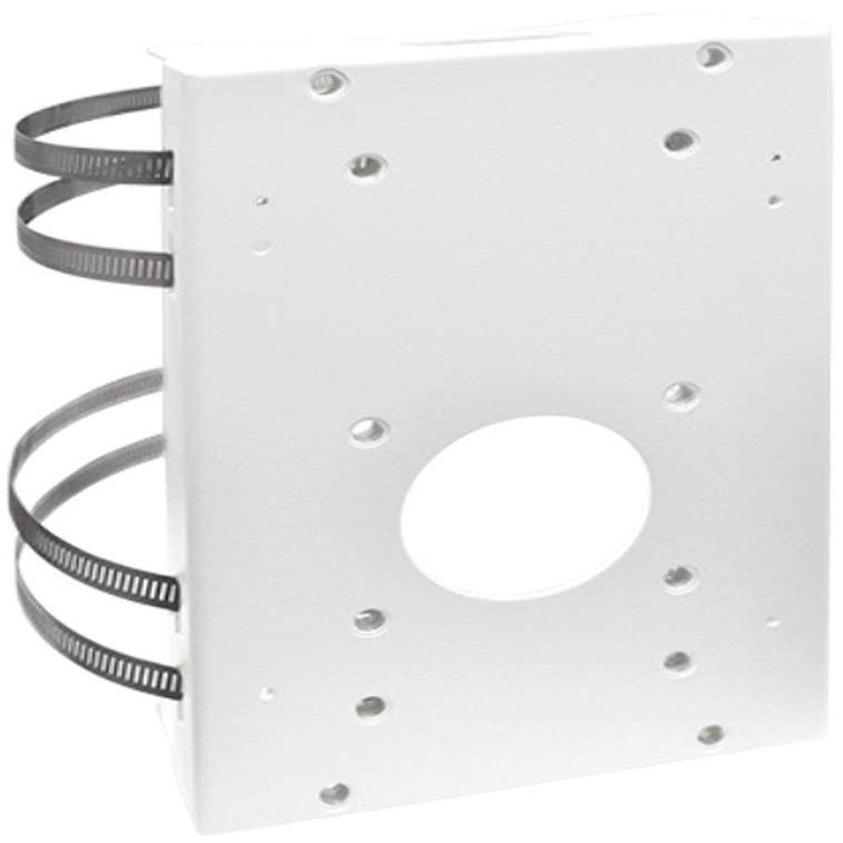 ACTi PMAX-0514 Pole Mount, White for use with A950 Outdoor PTZ Speed Dome Camera, Made of Aluminum
