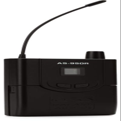 Galaxy Audio AS-950R Wireless in-Ear Monitor Receiver (470-494 MHz),Black