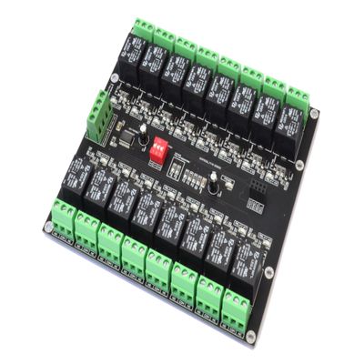 16 Channel I2C Interface Electromagnetic Relay Module for Arduino Raspberry 3.3V 5.0V Maximum Current per Relay  10A Peak On Board LED Indicator with PCF8575 chip