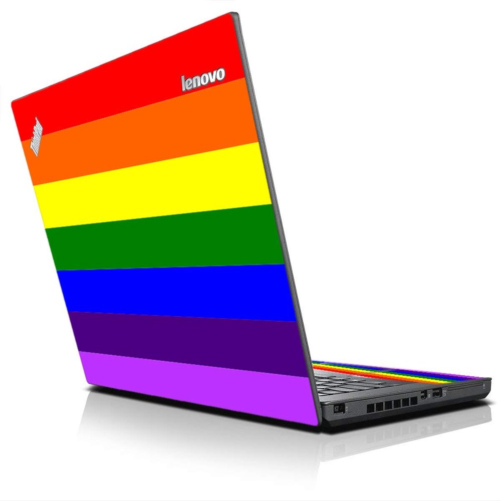 LidStyles Vinyl Protection Skin Kit Decal Sticker Compatible with Lenovo Thinkpad T440p (Pride Flag)