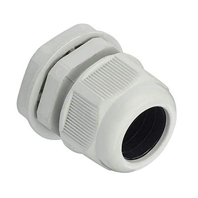 Cable Gland 0.31" ~ 0.47" (8.0mm ~ 12.0mm) Polyamide (PA), Nylon M20x1.5 Light Gray GC1001-C