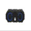 Altec Lansing LifeJacket Mini - Waterproof Bluetooth Speaker with Lights, Portable Wireless Speaker for Pool, Beach, Hiking, Sports, Camping, 16 Hour Playtime, Floats in Water view 1