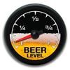 2-PCS Beer Level Warning Stickers  Funny Beer Cooler Decal for Fridge, Bar, Man Cave, 3.5" Vinyl Waterproof Alcohol Stickers for Adults, Brewery, Party, Booze Sticker view 1