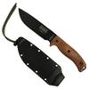 ESEE-6 1095 Carbon Steel, Black Sheath (Black Blade, Natural Canvas Micarta 3D Handle) view 1
