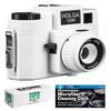 Holga 120N Medium Format Film Camera (White) with Ilford HP5 120 Film Bundle and Microfiber Cloth view 1