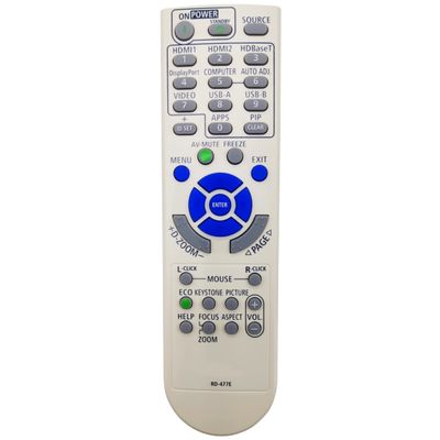 INTECHING 7N901171/ RMT-PJ39 Projector Remote Control for NEC NP-MC372X, NP-MC382W, NP-ME372W, NP-ME382U, NP-ME402X, NP-P525UL, NP-P525WL, NP-P605UL, NP-PE455UL, NP-PE455WL