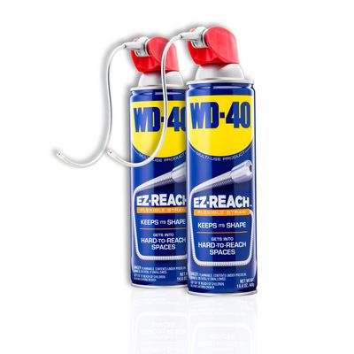 WD-40 Classic Product, Multi-Use Product, Flexible Straw, 14.4 OZ [2-Pack]