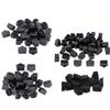 200PCS Hub Port RJ45 Anti Dust Cover Cap Protector Plug Black Silicone Ethernet view 1