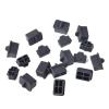 200PCS Hub Port RJ45 Anti Dust Cover Cap Protector Plug Black Silicone Ethernet view 4