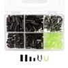 Rite Angler Crimp Kit - 401-Piece Fishing Line Crimp Sleeves, Nylon & Stainless Steel Thimbles for Saltwater & Freshwater Fishing Crimping Tool  Includes 1.3mm, 1.6mm, 1.9mm & 2.2mm Sizes view 1