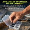 Rite Angler Crimp Kit - 401-Piece Fishing Line Crimp Sleeves, Nylon & Stainless Steel Thimbles for Saltwater & Freshwater Fishing Crimping Tool  Includes 1.3mm, 1.6mm, 1.9mm & 2.2mm Sizes view 2