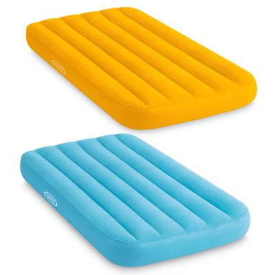 INTEX Cozy Kidz Inflatable Airbed for Kids with Carry Bag, 2-Pack