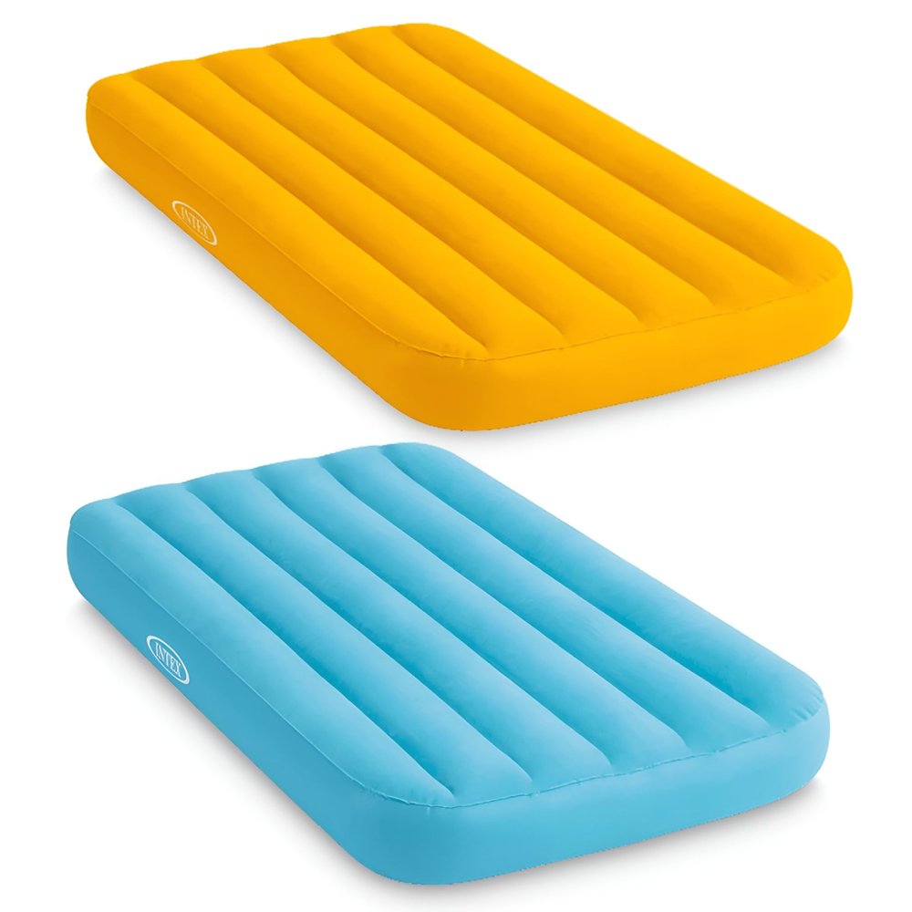 INTEX Cozy Kidz Inflatable Airbed for Kids with Carry Bag, 2-Pack