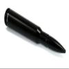 VMS RACING 50 CAL Caliber BLACK BULLET ANTENNA with ANTI-THEFT + COPPER COIL in Heavy Gauge CNC Machined Billet Aluminum Short Compatible with JEEP COMPASS view 3