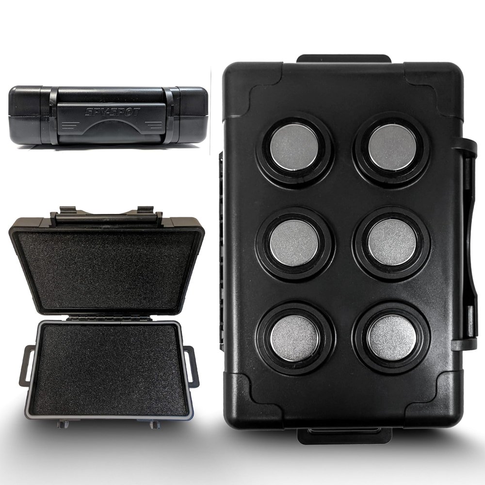 Spy Spot Magnetic Mount Weatherproof Case for GPS Trackers - Stash Lock Box for Items, Key Holder Under Vehicles - Fits GL200, GL 300, GL300W, GL300MA