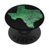 Cool Texas Map Design Trendy Texan State Love Flag on Black PopSockets PopGrip: Swappable Grip for Phones & Tablets view 1
