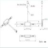 4G 3G GSM Antenna 800-2170MHz Rectangular Mini SMA Male Adhesive 3M view 3